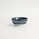 Japonism Crane Dish 8.7x3.7cm 95ml Black 18697 12/144