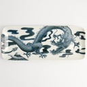 Japonism Dragon Plate 28.5x14x2.5cm Black 6/48