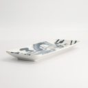 Japonism Dragon Plate 28.5x14x2.5cm Black 6/48