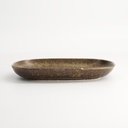 Iga Matte Oval Plate 18.7x12.7x2.4cm YW-7217/IM 6/72