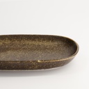 Iga Matte Oval Plate 18.7x12.7x2.4cm YW-7217/IM 6/72