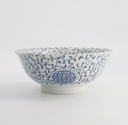 Wa Mixed Bowls Ramen 21x8.7cm 1300ml Marumon-Sarasa Blue 3/24