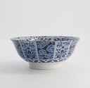 Wa Mixed Bowls Ramen Unmo-Botan Blue 21x8.7cm 1300ml  3/24
