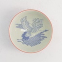 Kawaii Rice Bowl Crane 11.5x6cm 300ml Red 5/120