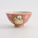 Kawaii Rice Bowl Shiba-Dog 12.5x7cm 350ml Pink 5/120