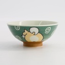 Kawaii Rice Bowl Shiba-Dog 14x6.5cm 500ml Green 5/90