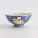 Kawaii Rice Bowl Shiba-Dog 14x6.5cm 500ml Blue 5/90