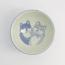 Kawaii Rice Bowl Shiba-Dog 16x8.5cm 600ml Blue 5/60