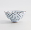 Mixed Bowls 12x6.5cm 400ml Mesh BL/WH B 10/120