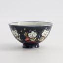 Kawaii Rice Bowl Cat Neko 11.4x6.2cm 300ml Blue 5/120