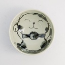 Kawaii Rice Bowl Cat Neko 13x7.4cm 400ml Pink 5/60