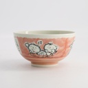 Kawaii Rice Bowl Cat Neko 13x7.4cm 400ml Pink 5/60