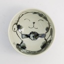 Kawaii Rice Bowl Cat Neko 13x7.4cm 400ml Blue 5/60