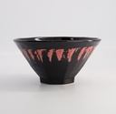 Ramen Bowl Maru Black 22x11cm 1000ml Black/Red 3/18 21212