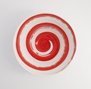 Ramen Bowl Maru White 22x11cm White/Red 1000ml 3/18 21213