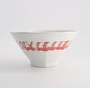 Ramen Bowl Maru White 22x11cm White/Red 1000ml 3/18 21213