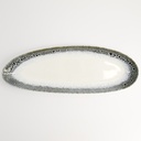 New Montenegro Long Oval Plate 36.5x14.2x3.5cm 1/6