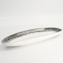 New Montenegro Long Oval Plate 36.5x14.2x3.5cm 1/6