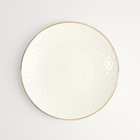 Nippon White Gold Rim Coupe Plate 19cm Star 6/48