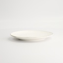 Nippon White Gold Rim Coupe Plate 19cm Star 6/48