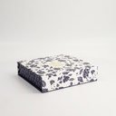 Paper Giftbox 10A 20x19.5x5cm Blue Flower Design for: 4pcs Dishset Square #8979