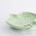 Swallow Bird Plate 12x11x3cmh Hiwa Green 10/120