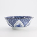 Lily Flower Bowls Ramen 20.5x8cm 1200ml Blue 20935 3/24