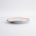 Lily Flower Plate 20x2cm Red 21153 6/48