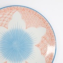 Lily Flower Plate 20x2cm Red 21153 6/48