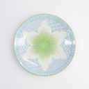 Lily Flower Plate 20x2cm Light Blue 21154 6/48