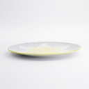 Lily Flower Plate 26x2cm Purple 21155 6/36