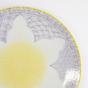 Lily Flower Plate 26x2cm Purple 21155 6/36