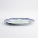Lily Flower Plate 26x2cm Blue 21156 6/36