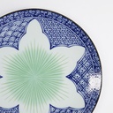 Lily Flower Plate 26x2cm Blue 21156 6/36