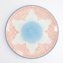Lily Flower Plate 26x2cm Red 21157 6/36