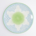 Lily Flower Plate 26x2cm Light Blue 21158 6/36