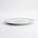 Lily Flower Plate 26x2cm Light Blue 21158 6/36