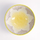 Lily Flower Small Tayo Bowl 13.5x6.8cm 300ml Purple 21159 6/48