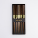 Chopstick Giftset/5 Dark Brown B-0237 1/100