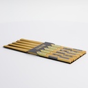 Chopstick Set/5 Black/White 8499 1/10