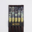 Chopstick Set/5 Brown 8447 10/200