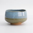 Matcha Bowl Hagi Aoji 11.5x7.5cmh 500ml YW-7003/A 1/36