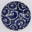 Mixed Bowls Kayame Tako Karakusa 21.3x8.2cm 1450ml BL/WH 21490 3/24