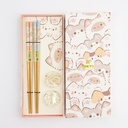 Chopstick Giftset/4 Kawaii Cats 33517 1/100