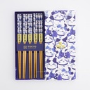 Chopstick Giftset/5 Lucky Cat 33522 1/100