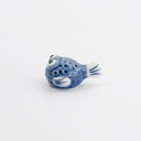 Chopsticks Rest Blowfish Blue D65-4 12/480