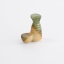 Chopsticks Rest Sake Set Green D68-1 12/480