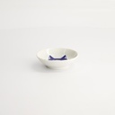 Kawaii Sauce Dish Cat Nora 9x2.7cm BL/WH TA-16 12/192