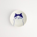 Kawaii Sauce Dish Cat Nora 9x2.7cm BL/WH TA-16 12/192