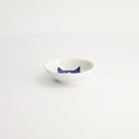 Kawaii Sauce Dish Cat Hachiware 9x2.7cm BL/WH TA-18 12/192